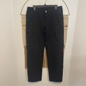 Kuhl Horizon Convertible Black Outdoor Pants Women’s Size 12 Straight Leg